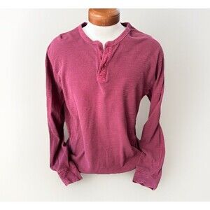 Lucky Brand Lived In Henley Shirt Men’s Size XL Thermal Long Sleeve